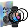 PHONILLICO Vetro temperato per Huawei Watch GT 3, 42 mm, confezione da 2 pezzi