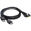 xiwai Cavo PCI-E Ultraport Slimline SAS Slim 4.0 SFF-8654 8i 74pin a Dual Oculink SFF-8611, 50 cm PCI-Express