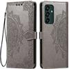 HONLEN Custodia per Samsung Galaxy A54 5G Cover, (6.4 Inches) Premium PU Pelle Wallet Magnetica Flip Case con Stampata Mandala, 3 Slot Schede, Stand Cover