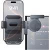 SKTU Supporto Cellulare Auto per Audi Q2 2017-2025,360°Rotabile Supporto Auto con UN-Pulsante-Rilascio per 8.3 Navigazione Audi Q2 / A5 Accessori per iPhone, Galaxy, Mate etc