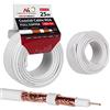 MACLEAN MCTV-470 CABLE COAXIAL CABLE RG6 25M 1.02CU+4.8FPE+CU/P+32 * 0.12CU+6.8PVC