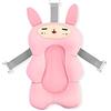 SONARIN Tappetino per Vasca da Bagno per Bambini,Cuscino per Bagnetto Antiscivolo per Neonato Tappetino da Bagno Morbido Sedili da Bagno Seduta per Cuscino da Doccia Regolabile per Neonato(Rosa)