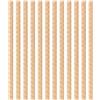 tooloflife 12 listelli in legno 3D, 400 x 10 x 5 mm, strisce decorative in legno naturale, non trattate e dipinte, listelli decorativi dal design ondulato, per decorazioni di mobili, cornici e pannelli da parete