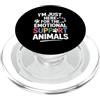 Emotional Support Animal Do Not Pet Gift Animale di supporto emotivo PopSockets PopGrip per MagSafe