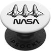 Nasa Felpa Triple Rocket della NASA PopSockets PopGrip Adesivo