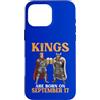 T1Shop Happy Birthday Are Born September Custodia per iPhone 16 Pro Max I re sono nati il 17 settembre Bevitori di birra di buon compleanno