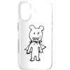 Cute Scary Bear Monster Halloween Appare Custodia per iPhone 17 Simpatico mostro orso spaventoso con mantello Halloween
