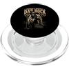 Metal Rock Music Lover US 4th of July Pu Abraham Lincoln, bandiera degli Stati Uniti, divertente chitarrista del presidente degli Stati Uniti PopSockets PopGrip per MagSafe
