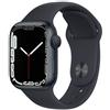 Apple Watch Series 7 Alluminio 41 mm (2021) | GPS | verde | cinturino Sport Mezzanotte