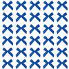 QUARKZMAN 70Pz Fiocchi Decorativi Mini, 40 x 45mm, Fiocco Piccolo, Fiocchi Regalo Mini, Fiocchetti per Bomboniere, Matrimonio, DIY, Decorazioni Regalo, Festa di Compleanno, Blu Scuro