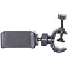 Psdndeww Clip girevole a 360 per smartphone per dispositivi da 4,5-7 pollici Forte morsetto treppiede stand girevole supporto clip telefono