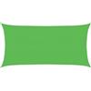 vidaXL Vela Parasole 160 g/m² Verde Chiaro 3x6 m in HDPE