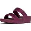 Fitflop Lulu Maxi-Crystal Two-Bar Slides, Sandali a Ciabatta Donna