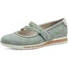 Jana Ballerine da Donna con Chiusura a Strappo vegane, Verde (Sage), 40 EU
