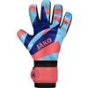 JAKO Guanti da portiere unisex River Basic Junior RC, Coral/SkyBlue/Navy, 7