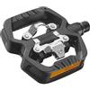 LOOK Cycle - Pedali da Bici GEO Trekking - Pedali Robusti e Ibridi, 1 Lato Automatico, 1 Lato Piatto - Ideali per Tutti gli Spostamenti, in Città, su Strada e sui Sentieri - Pedali + Tacchette EASY