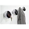 Philippi Design Appendiabiti Penna a Sfera - 123150 - Designer Appendiabiti con ripiano per Chiavi, Portafoglio o Portamonete - in Alluminio lucidato a Specchio