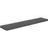 vidaXL Scaffale a Parete Grigio Lucido 120x23,5x3,8 cm in MDF