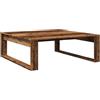 vidaXL Tavolino Salotto Legno Antico 100x100x35 cm in Truciolato | Telaio elegante e funzionale, realizzato in legno ingegnerizzato, costruito per durare per l'uso quotidiano