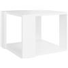 vidaXL Tavolino da Salotto Bianco 40x40x30 cm in Legno Multistrato