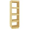 vidaXL Libreria/Divisorio 41x35x135 cm in Legno Massello di Pino