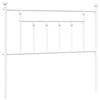 vidaXL Vervangend hoofdbord 100 cm metaal wit
