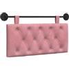 vidaXL Testiera sospesa Rosa Velluto