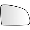 SENZEAL Vetro dello Specchietto Lato Passeggero Riscaldato con Piastra Portante per Opel Meriva 2003-2010 (Destro)