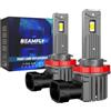 BEAMFLY Lampadine H11 LED 32000LM, H8 H9 Kit Fari Auto 100W Alta Potenza, 6500K Luce Bianco Forte