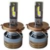 Generico 2 Lampadine H4 LED Smart CSP 70W 12V-24V Bicolore 3500K-6500K Giallo Bianco Bluetooth Canbus Senza Errori Chips Ventilate Fascio Preciso Regolabile 360° Abbaglianti/Anabbaglianti