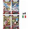 Pokemon Scarlatto e Violetto Set 4 Bustine Sealed ITA Set Base Italiano
