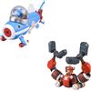 Bandai Spirits Robot Chopper One Piece No. 3 & 5 (Chopper Submarine & Chopper Crane) Modello in plastica codificato a colori
