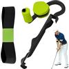 Ysislybin Allenatori di Golf, Attrezzatura per Praticare il Putting con Meccanismo Antiscivolo Allenatori di Impugnatura per Ferri e Legni Set di Impugnature per Mazze da Golf per Migliorare Tecnica Dello Swing