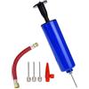 AKOOSY 2 Set Pompa ad Aria per Palloni Basket e Calcio in Plastica Blu Tubo Flessibile e Portatubo Facile da Trasportare per Sport All'aperto