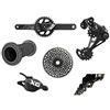 SRAM X01 Eagle Dub 170 Boost Inglese BB 170mm Boost Nero 32T 10-50T