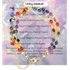 Farfume Bracciale Donna Chakra 4 mm Cristalli Pietre Naturali Perline Bracciali, Gioielli Regalo per le Donne