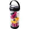 EQULIUS Mixer compatibile con ninja blast, frullatore portatile da 530 ml con coperchio a prova di perdite, bicchiere di ricambio compatibile con Ninja Blas serie BC151/BC100 (nero)