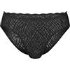 sloggi Donna Zero Feel Bliss High Leg, Nero
