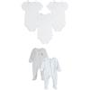 Huggies Little Hugs Set di 5 Body e Tutine con Piedini Huggies Babywear