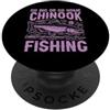 Salmon Fishing Gear Go Big or Go Home Chinook Pesca al salmone PopSockets PopGrip Adesivo