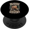 Emotional Support Bearded Dragon Do Not Supporto emotivo Drago Barbuto PopSockets PopGrip Adesivo