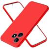 Generico Compatibile con REALME C53 RMX3760 RMX3762 / C51 RMX3830 / Realme Note 50 RMX3834 / NARZO N53 RMX3761 Custodia COVER case soft GEL SILICONE protezione flessibile matte MORBIDA TPU (Rosso)