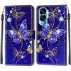 TOMYOU Cover per Honor 90 Lite 5G, farfalla blu