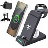 suonee Stazione di ricarica rapida 3 in 1 per telefoni Samsung Galaxy, orologi, auricolari, caricabatterie USB C super veloce per Samsung Galaxy S25/S24/S23/S22/21/20/Note20/10 Galaxy Watch Ultra 8/7/6/5/4