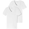 Schiesser 95/5 Organic Cotton Unterhemd V-Neck Intimo, Bianco, XXXXL Uomo