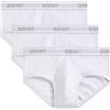 2(X)IST Ist - Confezione da 3 Slip da Uomo, in Cotone Essenziale - Bianco - Large