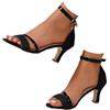 Dasongff Stiletto da donna con tacco alto sexy confortevole con paillettes a punta chiusa, pompe, cinturino alla caviglia, tacchi alti, alla moda, morbido, perfetto e minimalista, sandali per feste con