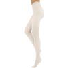 CALZITALY Collant Lana Merino, Calze Donna, Collant Inverno | S, M, L, XL | 100 DEN | Made in Italy (IT, Testo, XL, Regular, Regular, Avorio)