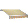 Linea Garden Friend T1372011/B - Tenda da Sole Barra Quadra, Riga Gialla, 250 x 200 cm
