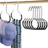 Generico 5 Pcs Portacravatte da Armadio, Porta Borse, Porta Cappelli, Organizer Armadio da Appendere per Sciarpe,Cappello,Cravatte,Cinture, Borse (Nero)